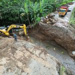 Lluvias en Echeandía causan problemas en la carretera a Ventanas